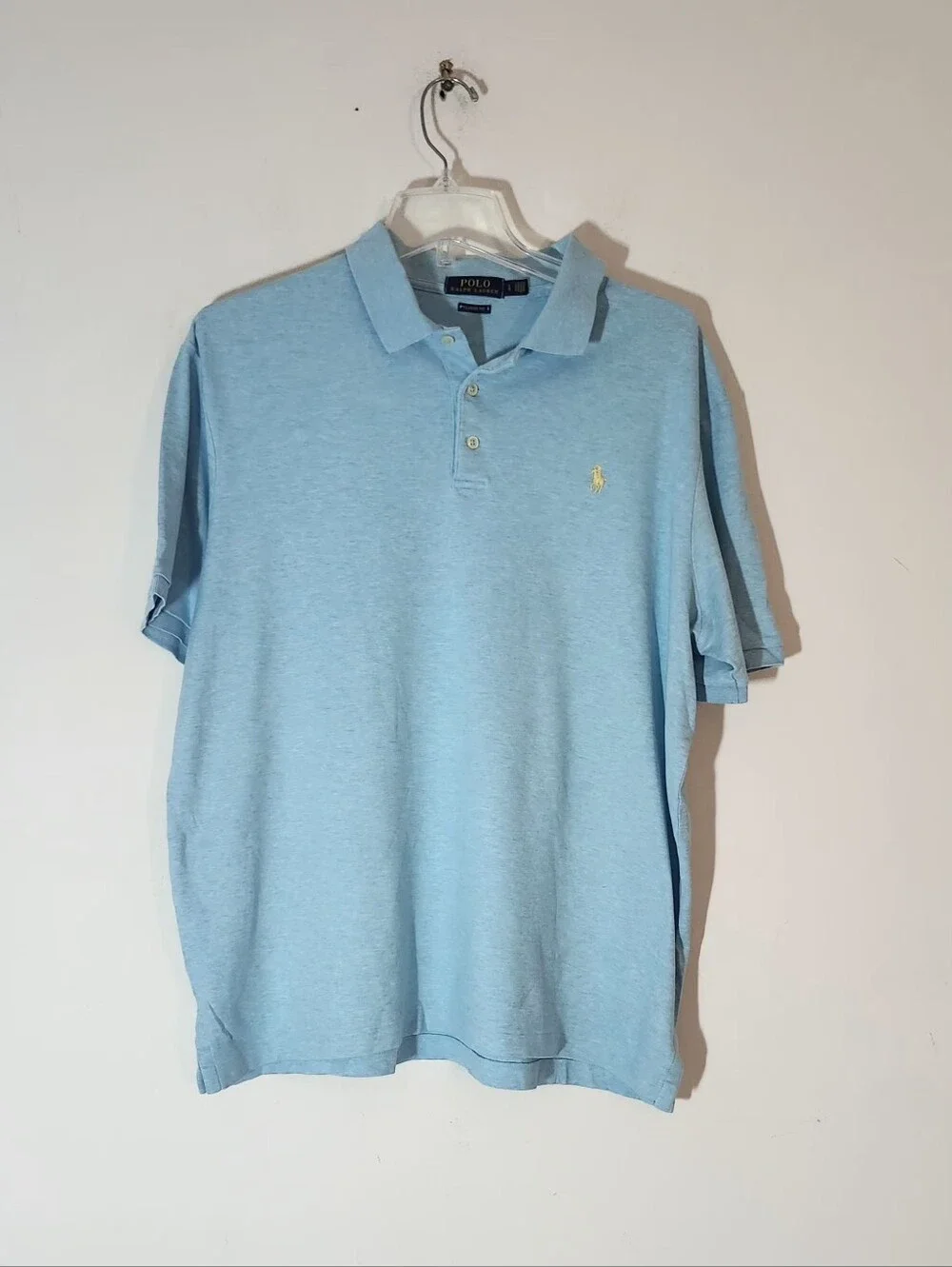 Polo Ralph Lauren Classic Fit 100% Cotton Short Sleeve Shirt Size:L Color: Turq